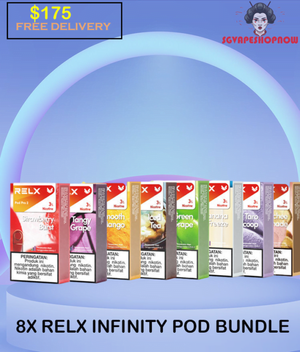 8x relx infinity pod bundle