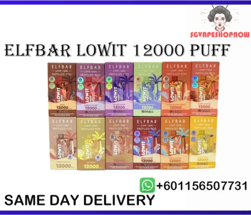 ELF BAR LOWIT 12000 PUFFS PRE-FILLED POD