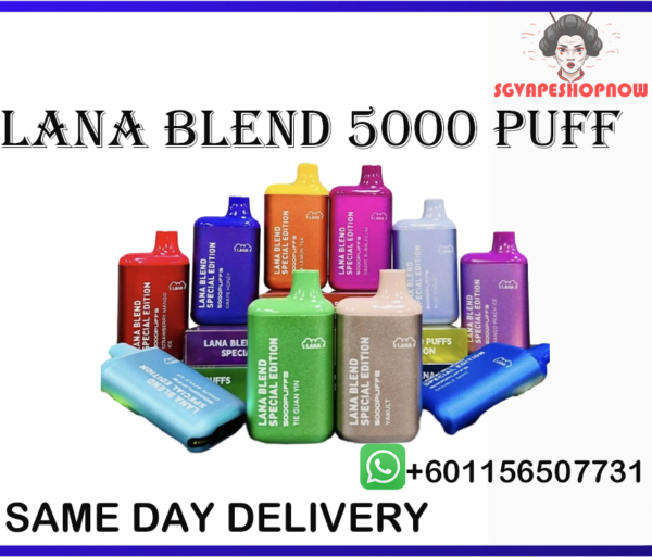 lana blend 5000 puff LANA BLEND 5000 DISPOSABLE