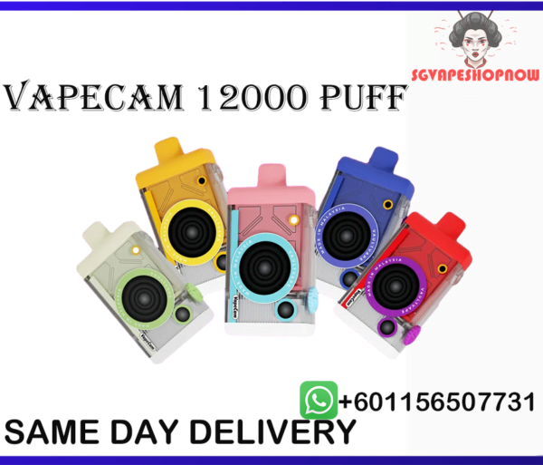 vapecam 12000 puff VAPECAM 12,000 stater kit