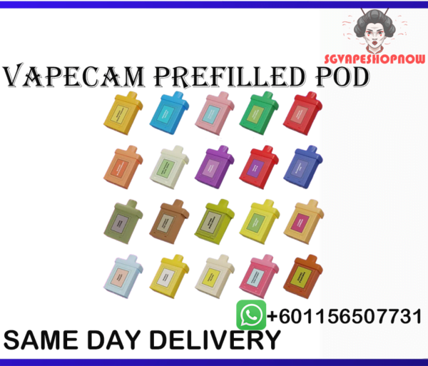 vapecam cartridge VAPECAM 12000 PUFF PREFILLED POD