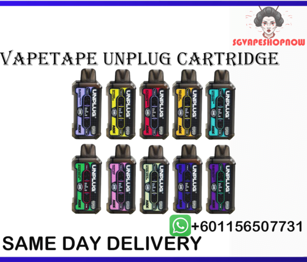 Vapetape Unplug Refilled Cartridge 12000 puff