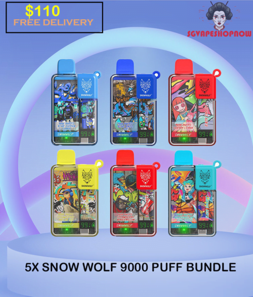 SNOW WOLF 9000 PUFF