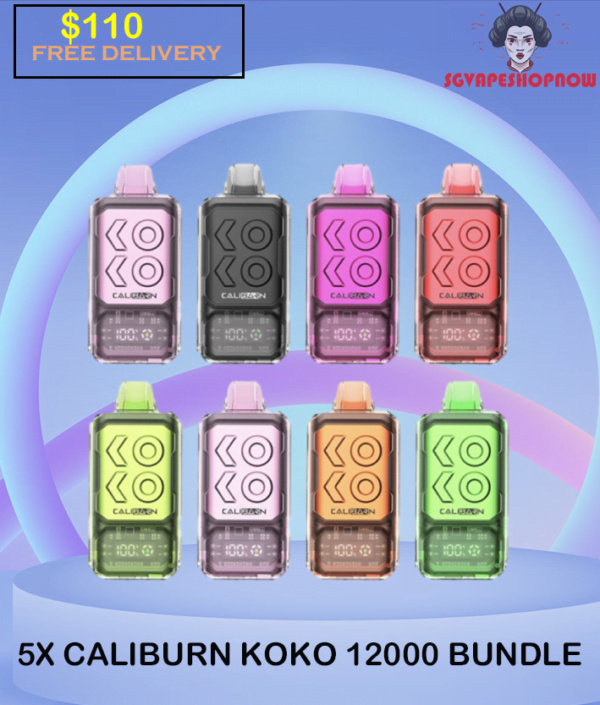 5X UWELL CALIBURN KOKO 12K PUFF 5X UWELL CALIBURN KOKO 12K PUFF