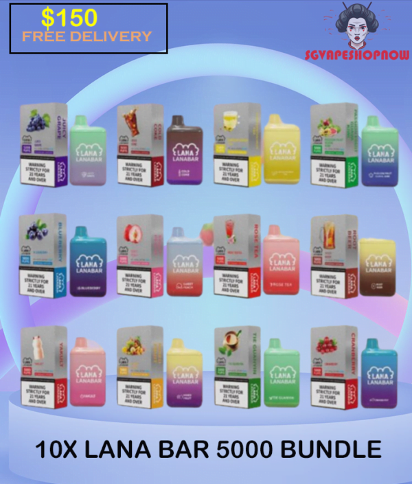 11X LANA BAR 5K PUFF LANA BAR 5K DISPOSABLE