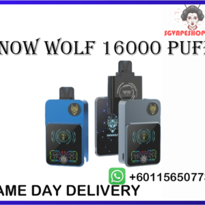 NEW DISPOSABLE - SNOWWOLF 16K Replaceable Pod Device with SMART TOUCH SCREEN 🆕